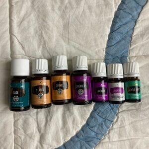 Young Living Essential Oils LOT of Sage, Fennel, Lavender, Gentle Baby *unopened